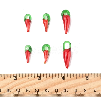 60Pcs 3 Styles Handmade Lampwork Pendants LAMP-FS0001-45-1