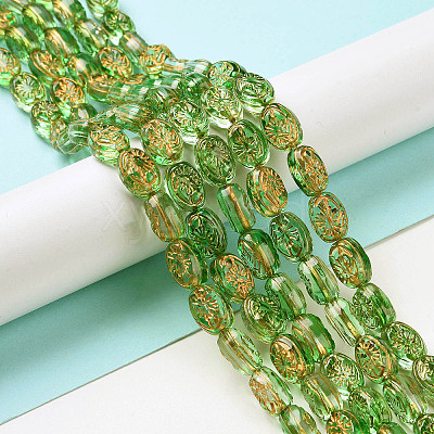 Transparent Glass Beads Strands GLAA-F114-05E-1