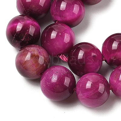 Grade AB Natural Tiger Eye Beads Strands LS-G-B133-A02-8MM-05-1