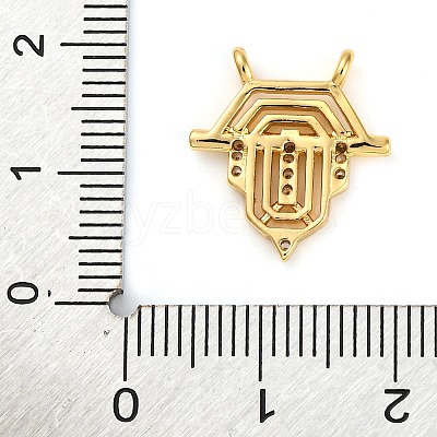 Brass Micro Pave Cubic Zirconia Pendants KK-K339-10A-01-1