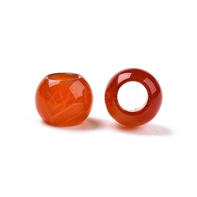 Dyed Natural Carnelian Beads G-T092-10mm-04-1