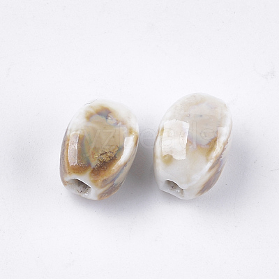 Handmade Porcelain Beads PORC-S498-07G-1