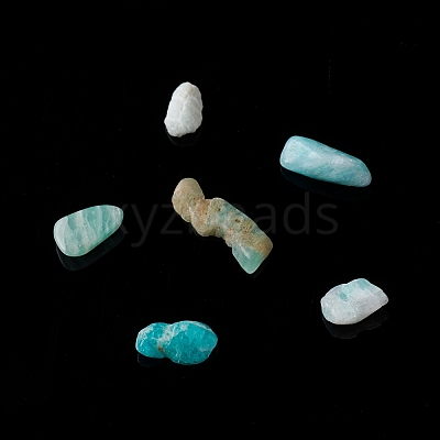 Natural Amazonite Chip Beads X-G-M364-04A-1