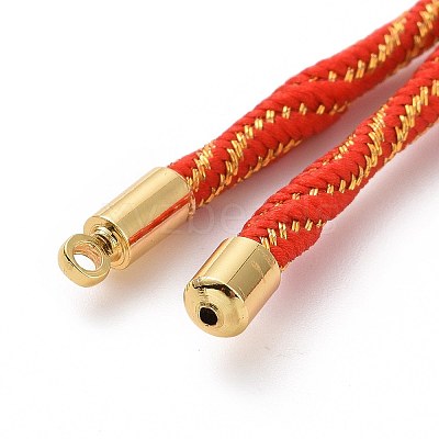 Nylon Cord Silder Bracelets MAK-C003-03G-12-1