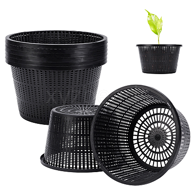 PP Plastic Hydroponic Plant Baskets AJEW-WH0794-90-1