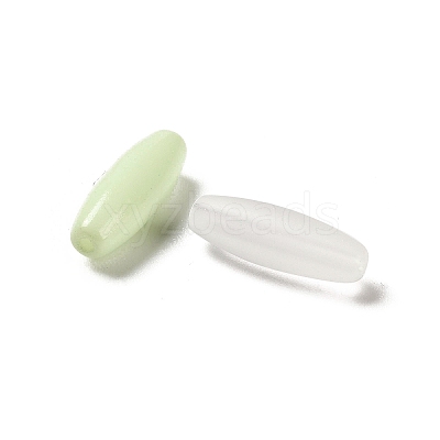 Painted Glass Beads GLAA-C037-01B-1