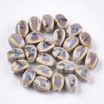 Handmade Porcelain Beads PORC-S498-07F-1