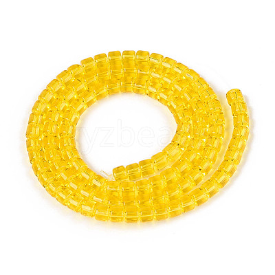 Transparent Glass Beads Strands GLAA-N065-4x4mm-A02-1