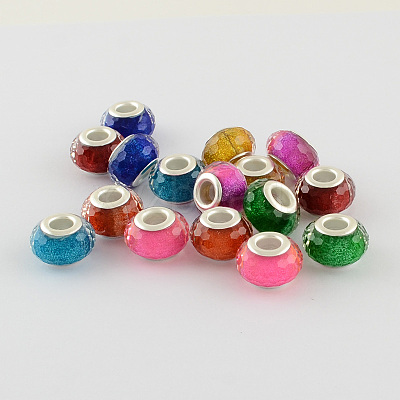 Large Hole Resin European Beads OPDL-R118-M1-1