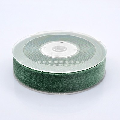 Polyester Velvet Ribbon for Gift Packing and Festival Decoration SRIB-M001-23mm-587-1