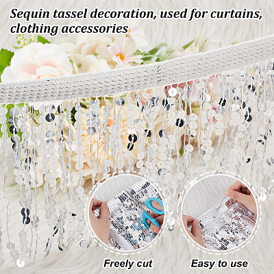 PET Tassel Trim DIY-WH0504-322B-1