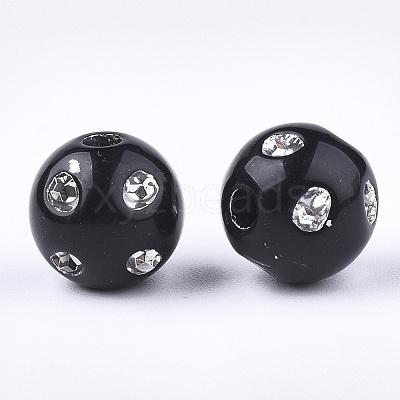 Plating Acrylic Beads LS-PACR-S186-10mm-A01-1