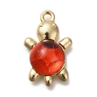 Acrylic Alloy Pendants FIND-M041-03D-1