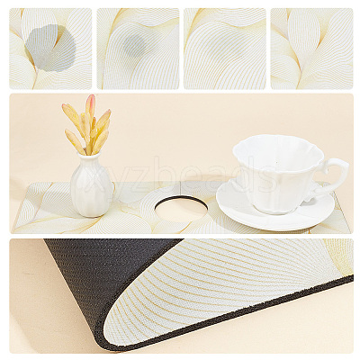 Rubber & Diatom Ooze Faucet Sink Mat AJEW-WH0314-383-1