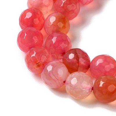Dyed & Heated Natural Dragon Veins Agate Beads Strands G-P539-A01-04-1