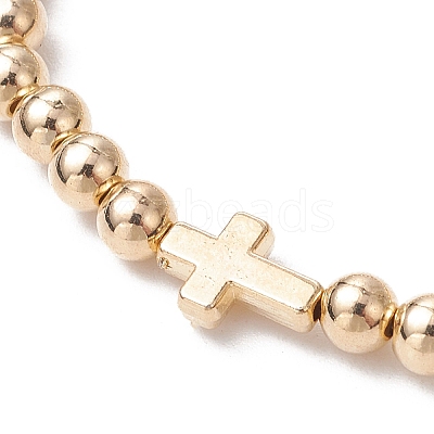 CCB Plastic Beads Stretch Bracelets BJEW-JB11605-02-1