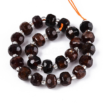 Natural Orange Garnet Beads Strands G-N327-08A-04-1