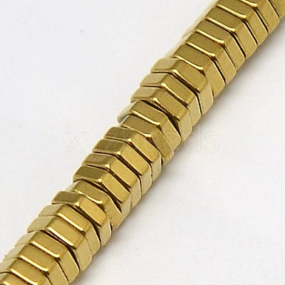 Electroplate Non-magnetic Synthetic Hematite Beads Strands G-J165-2mm-02-1