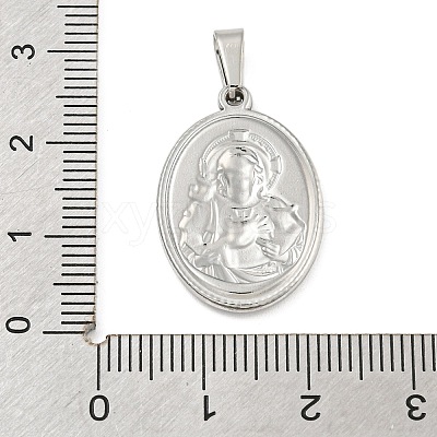 Non-Tarnish 304 Stainless Steel Pendants STAS-B071-02A-06P-1