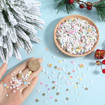 Christmas Themed 1 Set DIY Epoxy Resin Material Filling DIY-SC0027-30C-1