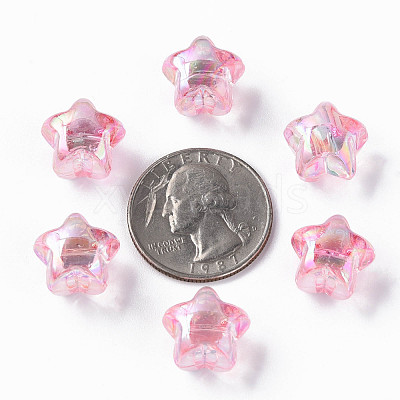 1-Hole Transparent Acrylic Buttons MACR-S373-129-C05-1