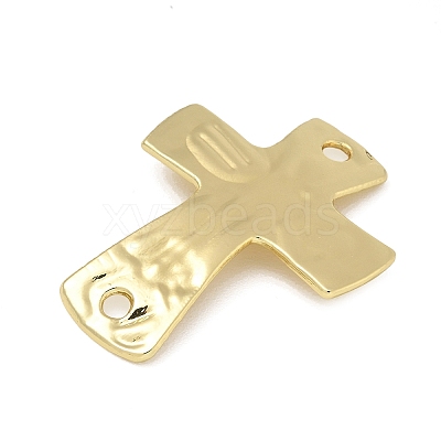 Alloy Textured Religion Cross Links Connector Charms FIND-Z127-01G-04-1
