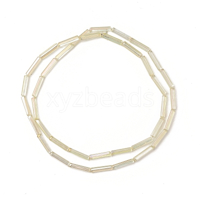 Electroplate Glass Beads Strands EGLA-L044-I-1