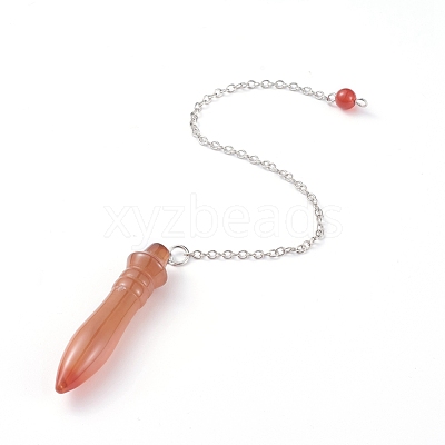 Natural Mixed Stone Pointed Dowsing Pendulums G-J386-A-1