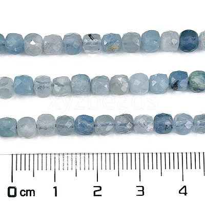 Natural Aquamarine Beads Strands X-G-L587-C02-01-1