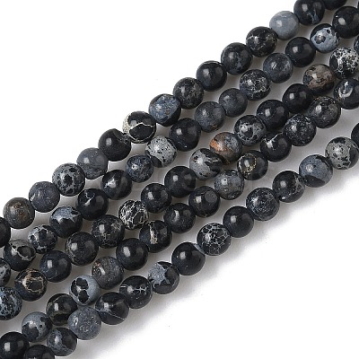Dyed Natural Regalite/Imperial Jasper/Sea Sediment Jasper Beads Strands G-B124-C05-05-1