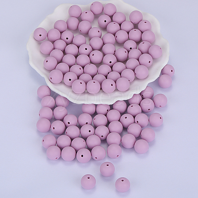 Round Silicone Focal Beads SI-JX0046A-57-1