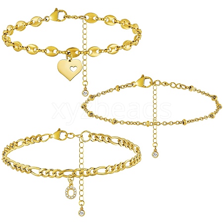 Anklets Sets AJEW-AN00383-15-1
