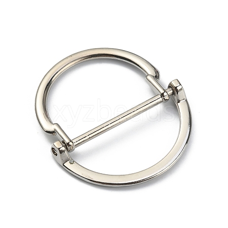 Alloy Buckle Clasps FIND-WH0143-82B-P-1