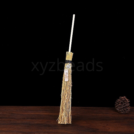 Straw Mini Witch Broom PW-WG1B288-05-1