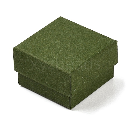 Cardboard Paper Jewelry Storage Boxes with Sponge CON-P023-01A-01-1