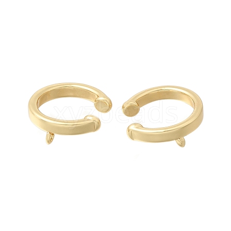 Brass Ear Cuff Findings KK-K426-08G-1