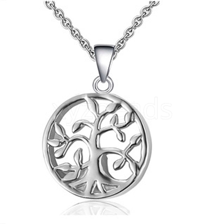 Non-Tarnish Stainless Steel Pendant Necklaces PW-WG2D1B9-01-1