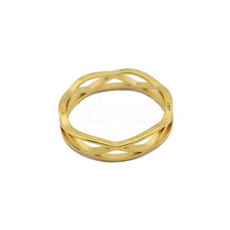 Cross 201 Stainless Steel Finger Rings FS-WG7A805-04-1
