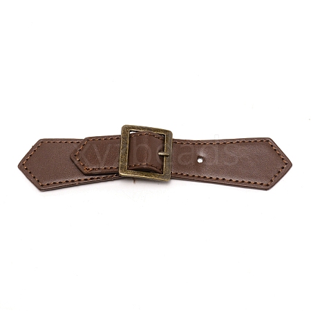 Imitation Leather Toggle Buckle FIND-WH0081-59A-1