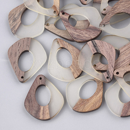 Resin & Walnut Wood Pendants RESI-S358-06A-1