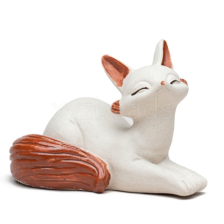 Ceramics Tea Pet Fox Display Decoration PW-WG3CFFE-02-1