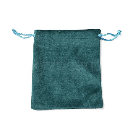 Velvet Jewelry Drawstring Storage Pouches ABAG-P013-02C-08-1