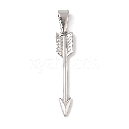 Non-Tarnish 304 Stainless Steel Pendants STAS-S141-02P-1