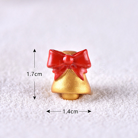 Resin Christmas Ornaments RESI-WH0008-28P-1