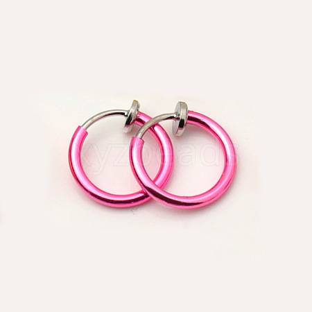 Brass Clip-on Earrings for Women WG23246-43-1