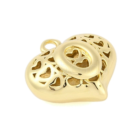 Hollow Brass Pendants for Valentine's Day KK-M289-03O-G-1