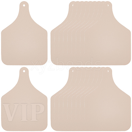Leather Label Tags AJEW-CL0003-23B-1