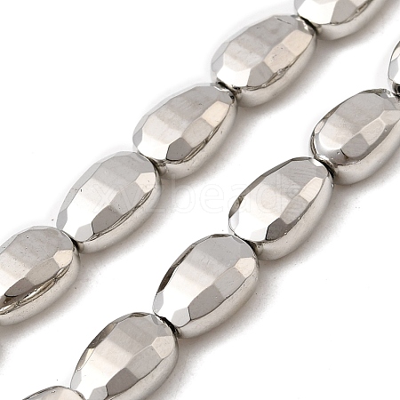 Electroplate Glass Beads Strands EGLA-F166-12P-1