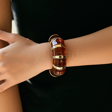 Acrylic Bead Bangles for Women FS-WG59988-02-1
