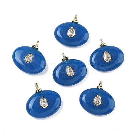 Dyed Natural White Jade  Pendants KK-C251-01D-01-1